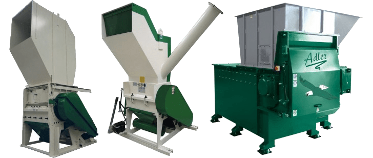 Adler granulators & shredders